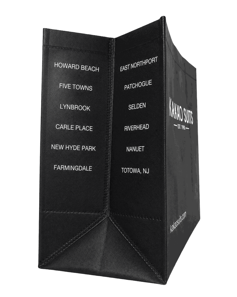 Kakao Suits custom reusable coat-style bag