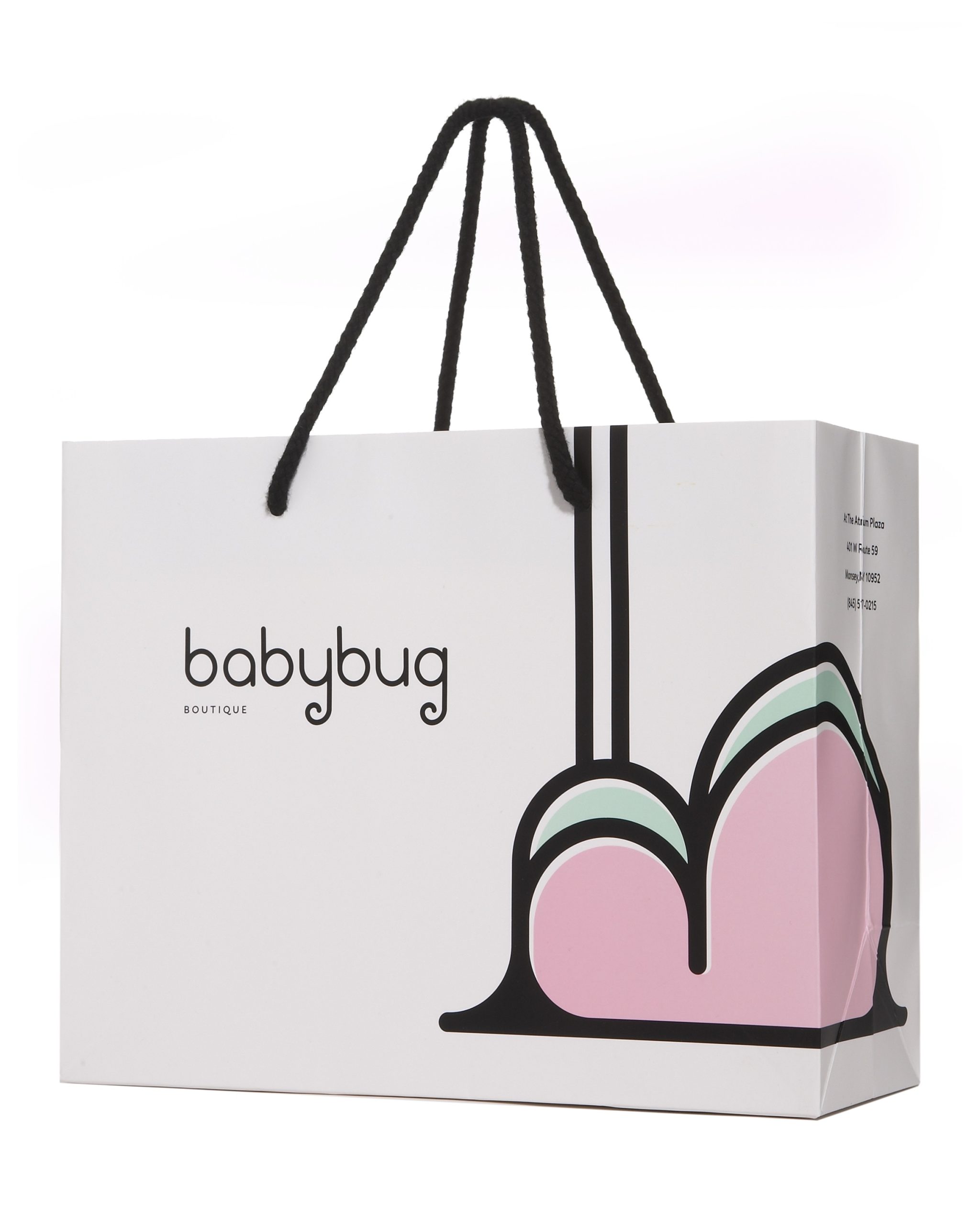 Custom printed retail carry bag