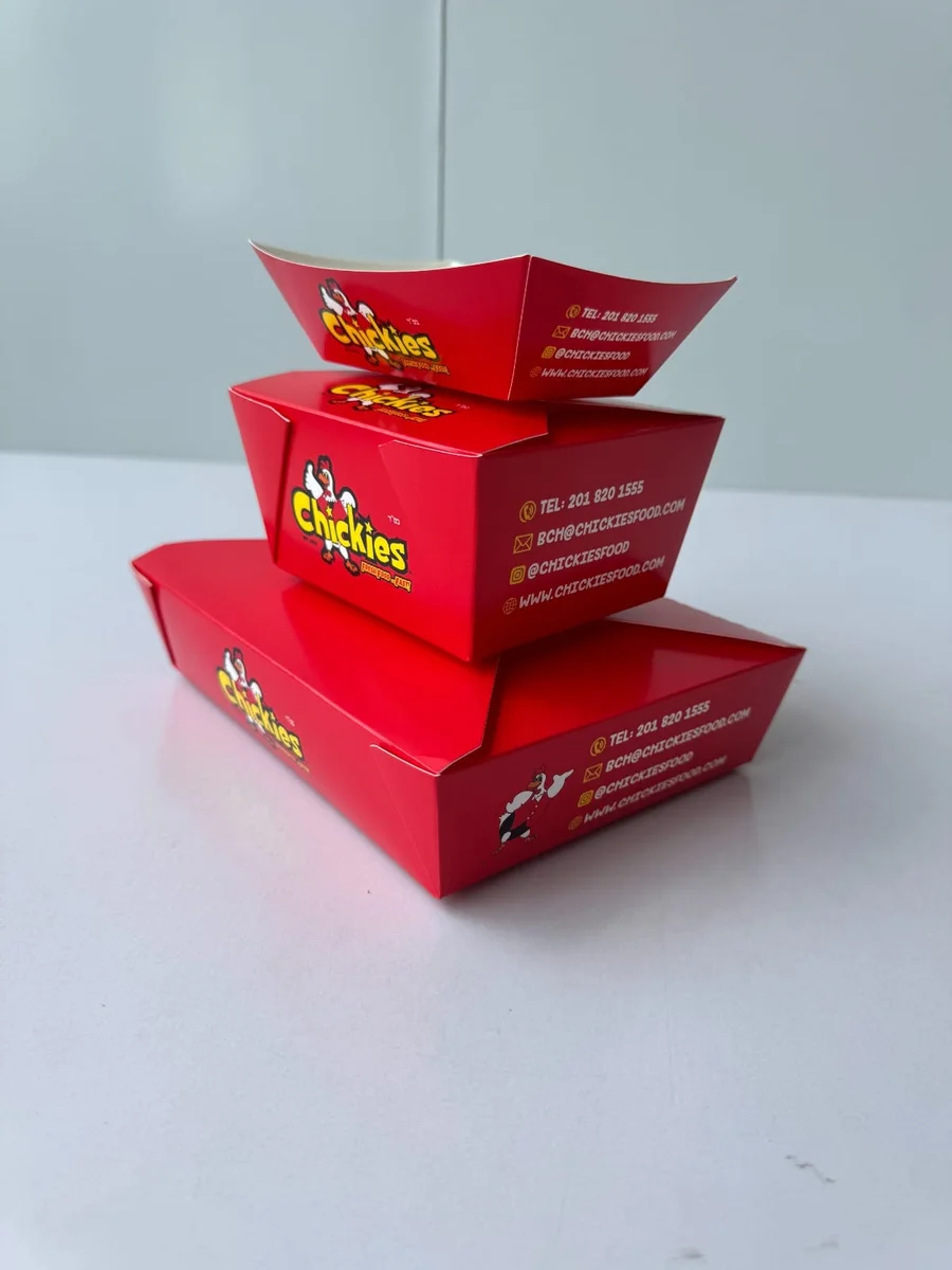 Stack of Chickies custom printed boxes