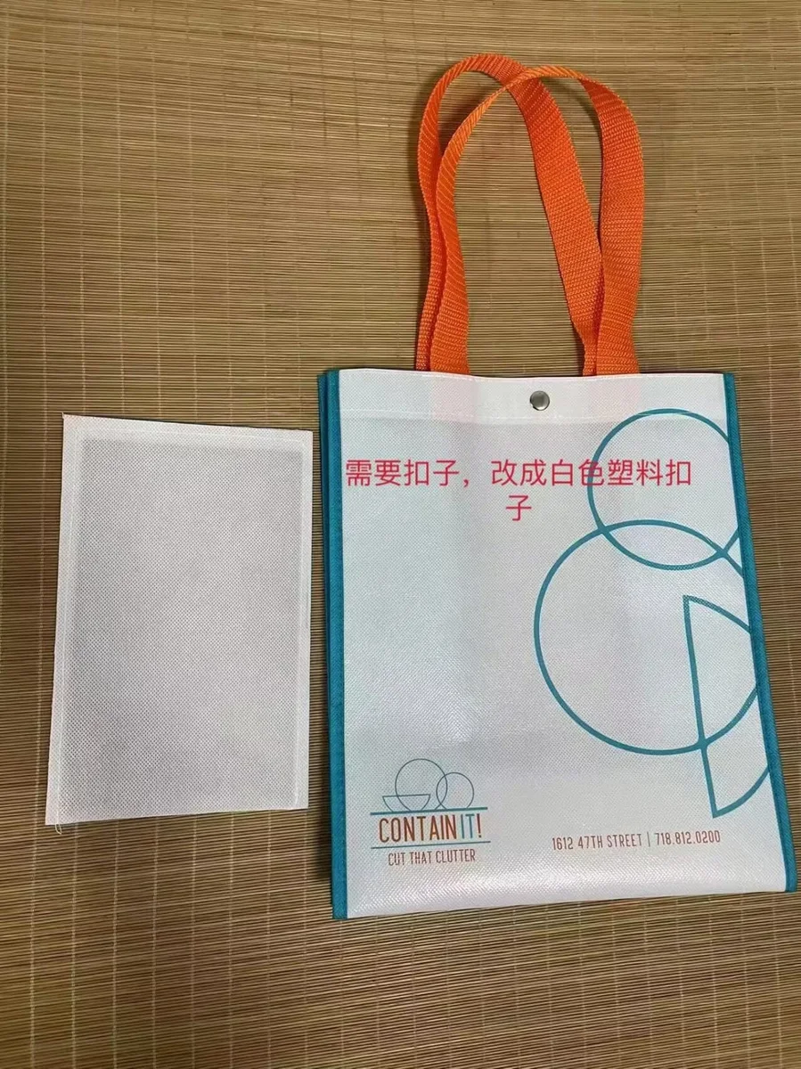 Custom clear print tote bag