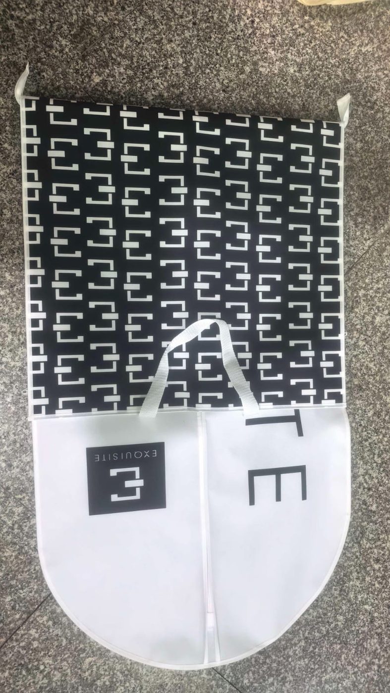 Custom printed garment bag by Pack Plus Printing