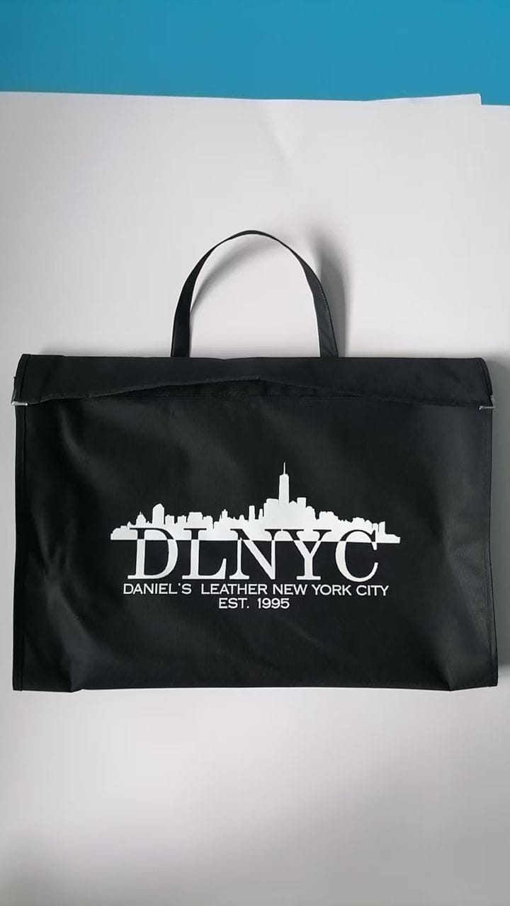Custom printed garment bag by Pack Plus Printing