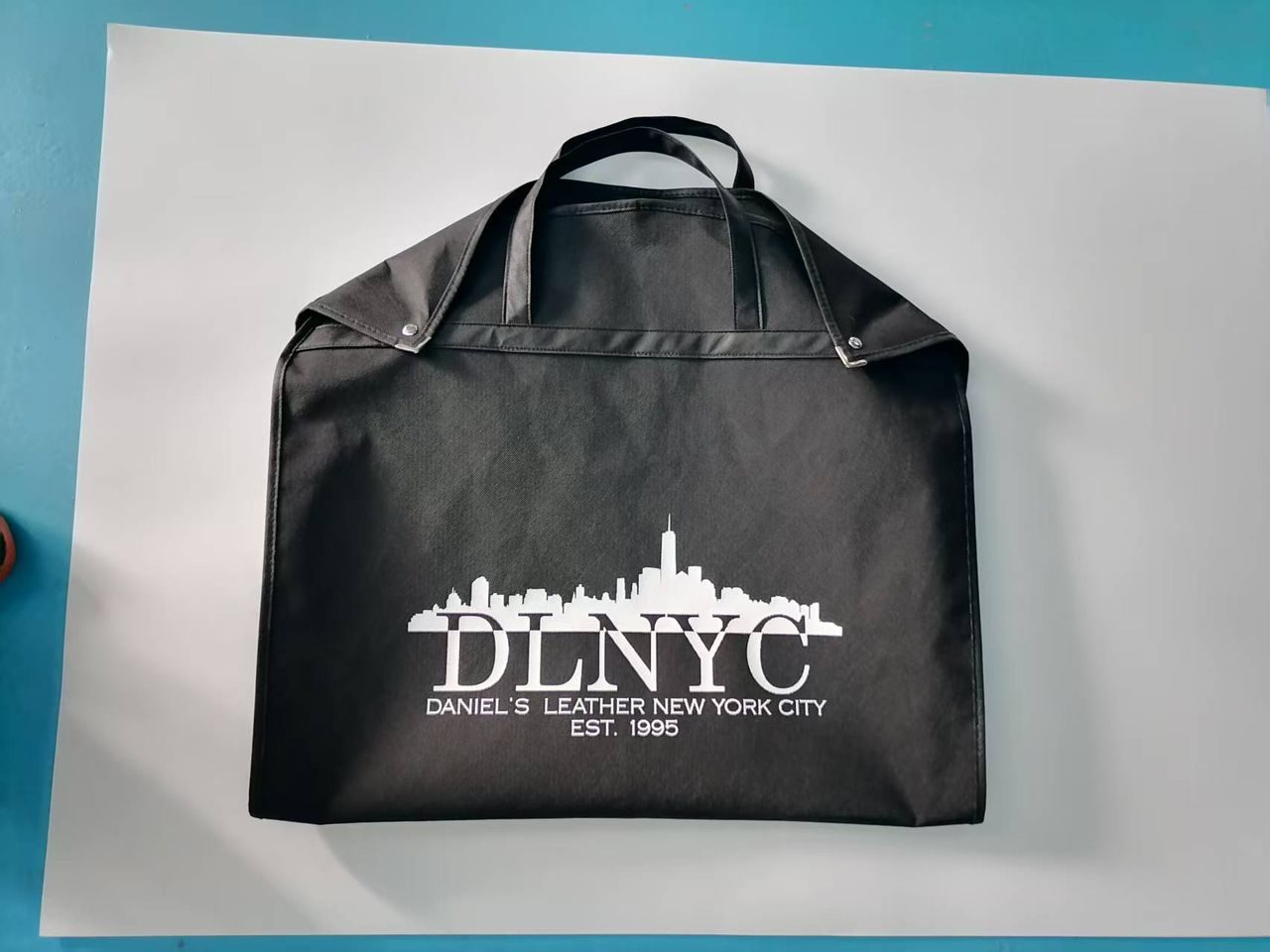 Custom printed garment bag by Pack Plus Printing