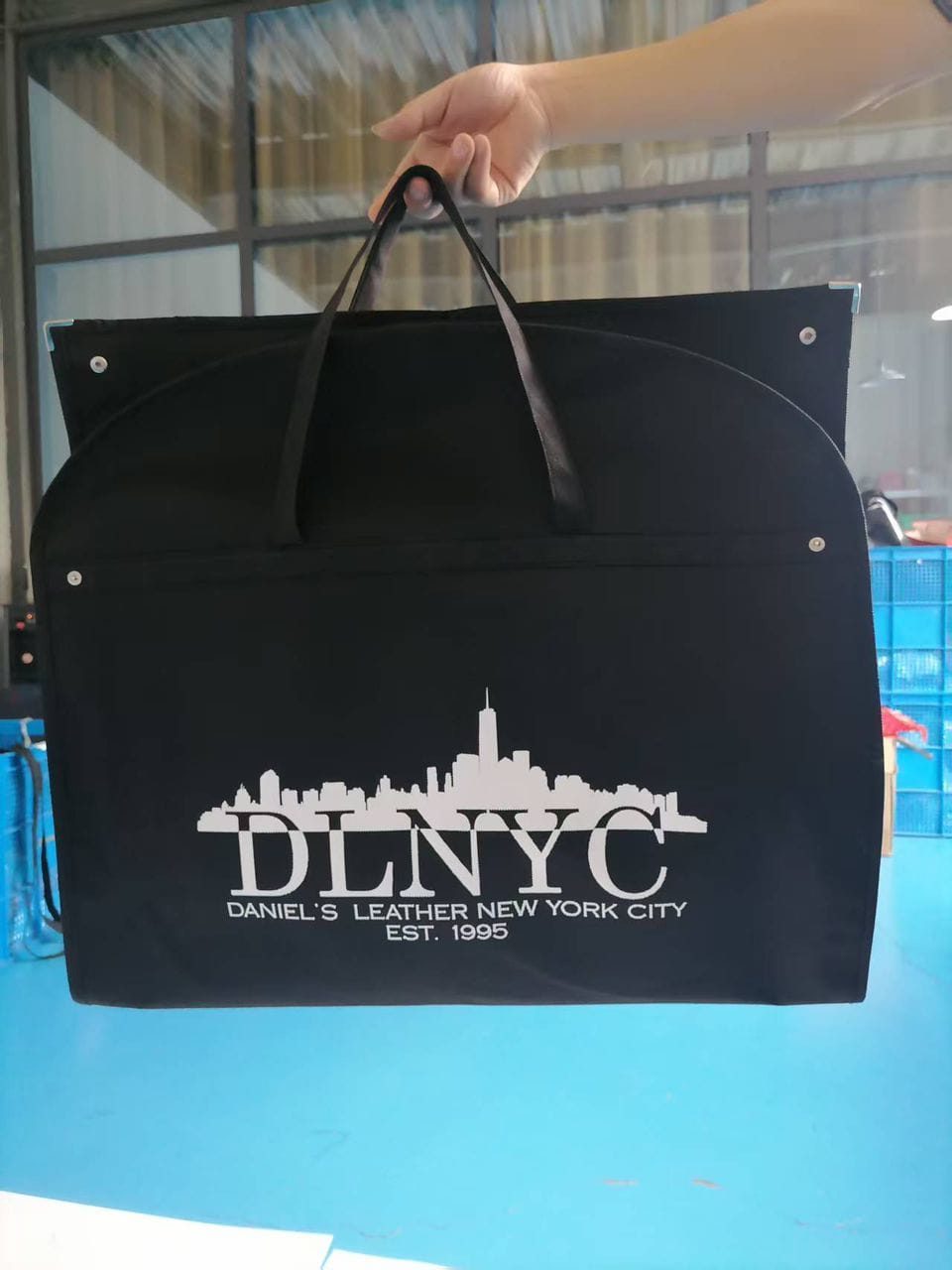Custom printed garment bag by Pack Plus Printing