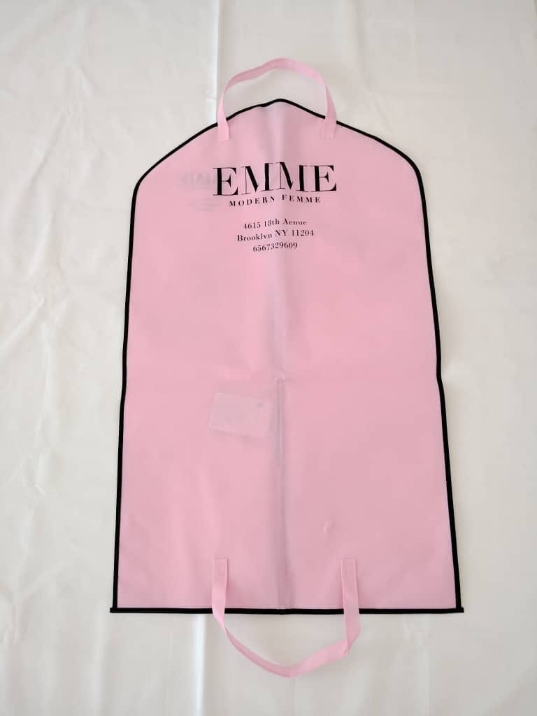 Custom printed garment bag by Pack Plus Printing
