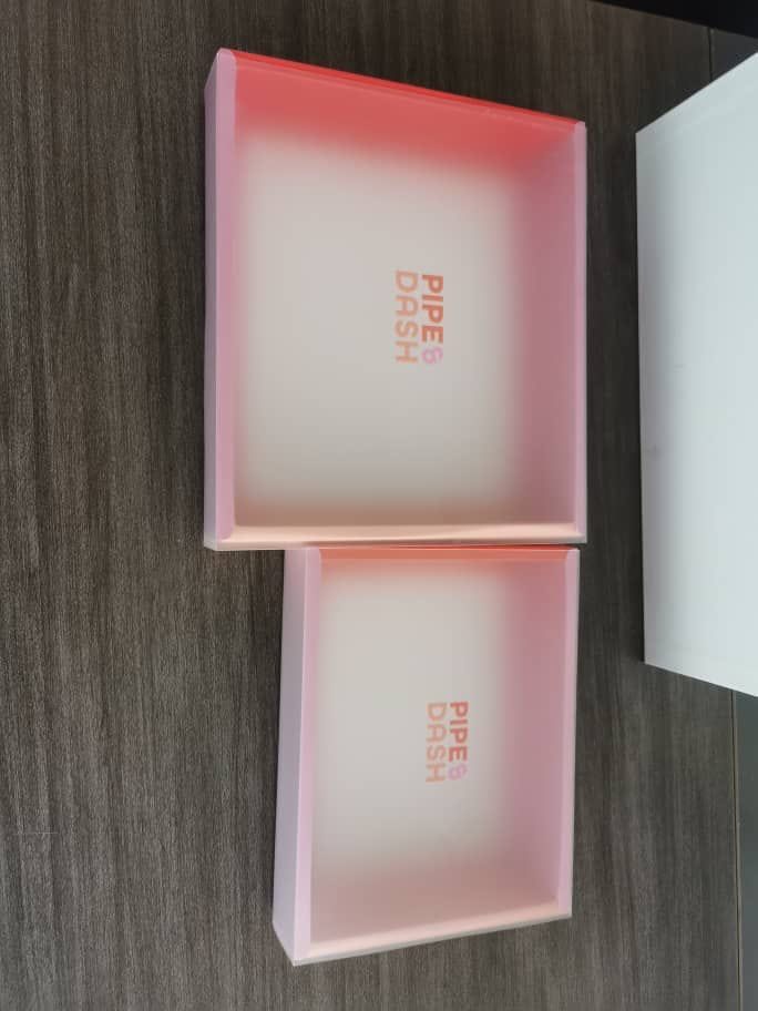 Custom printed gift box, pillow box, label or tissue by Pack Plus Printing
