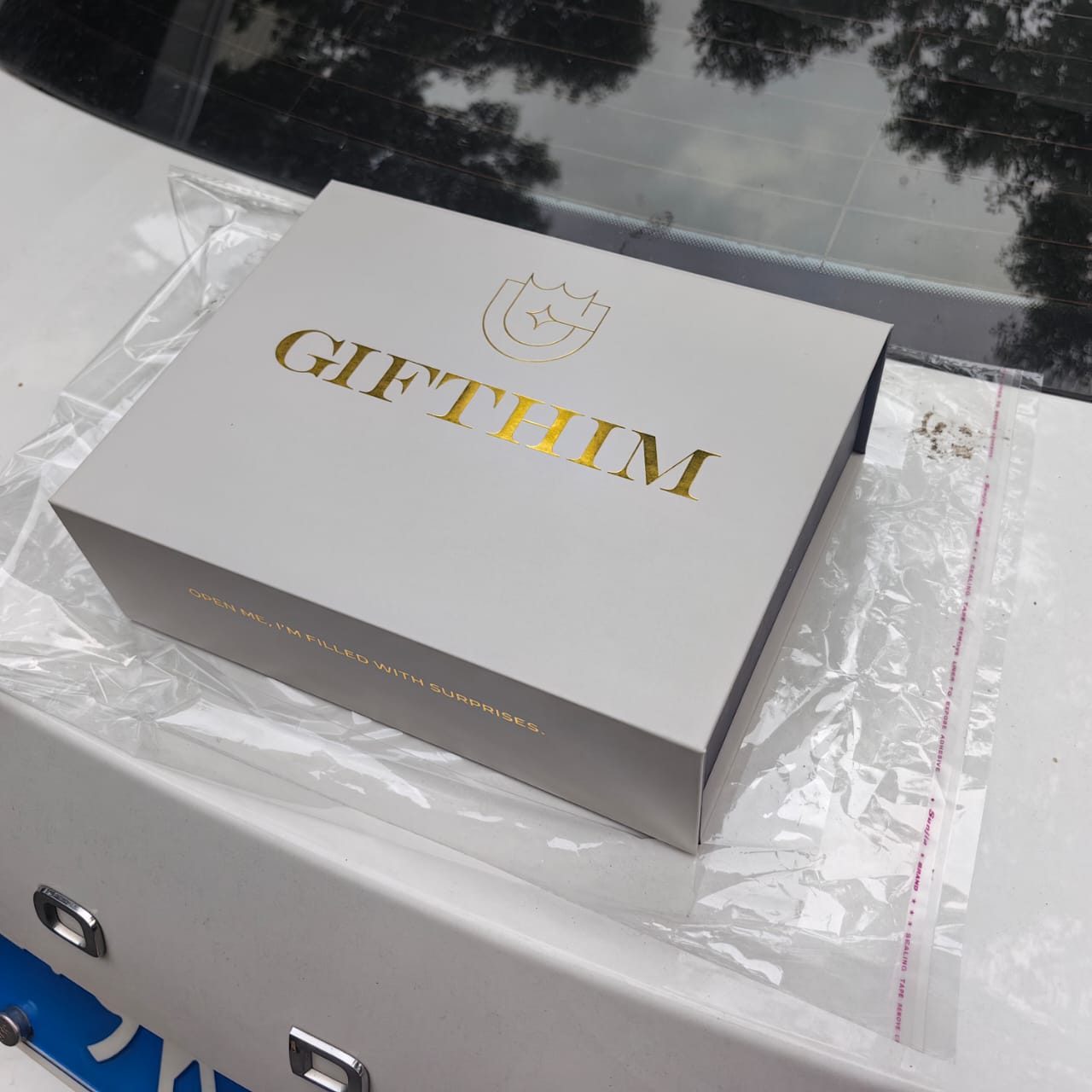 Custom printed gift box, pillow box, label or tissue by Pack Plus Printing