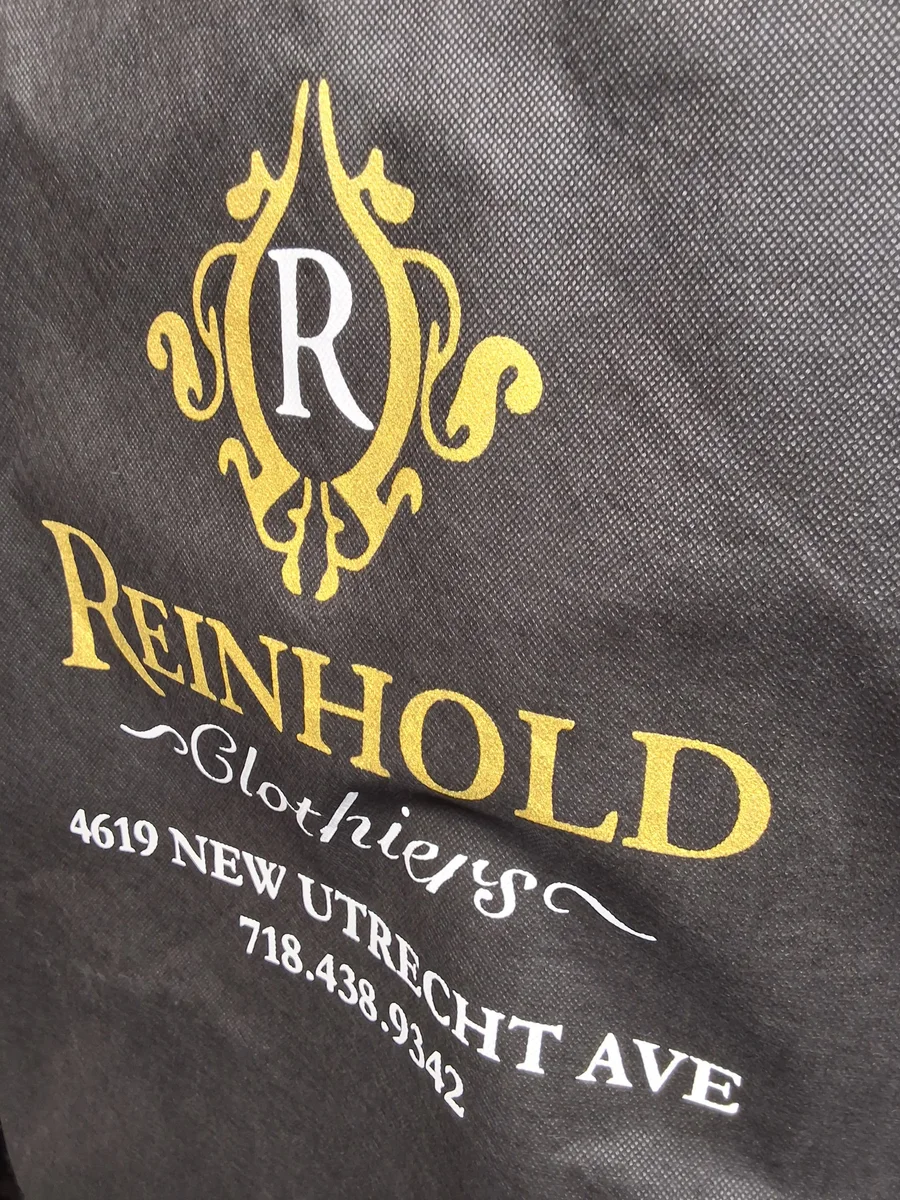 Reinhold custom printed garment bag
