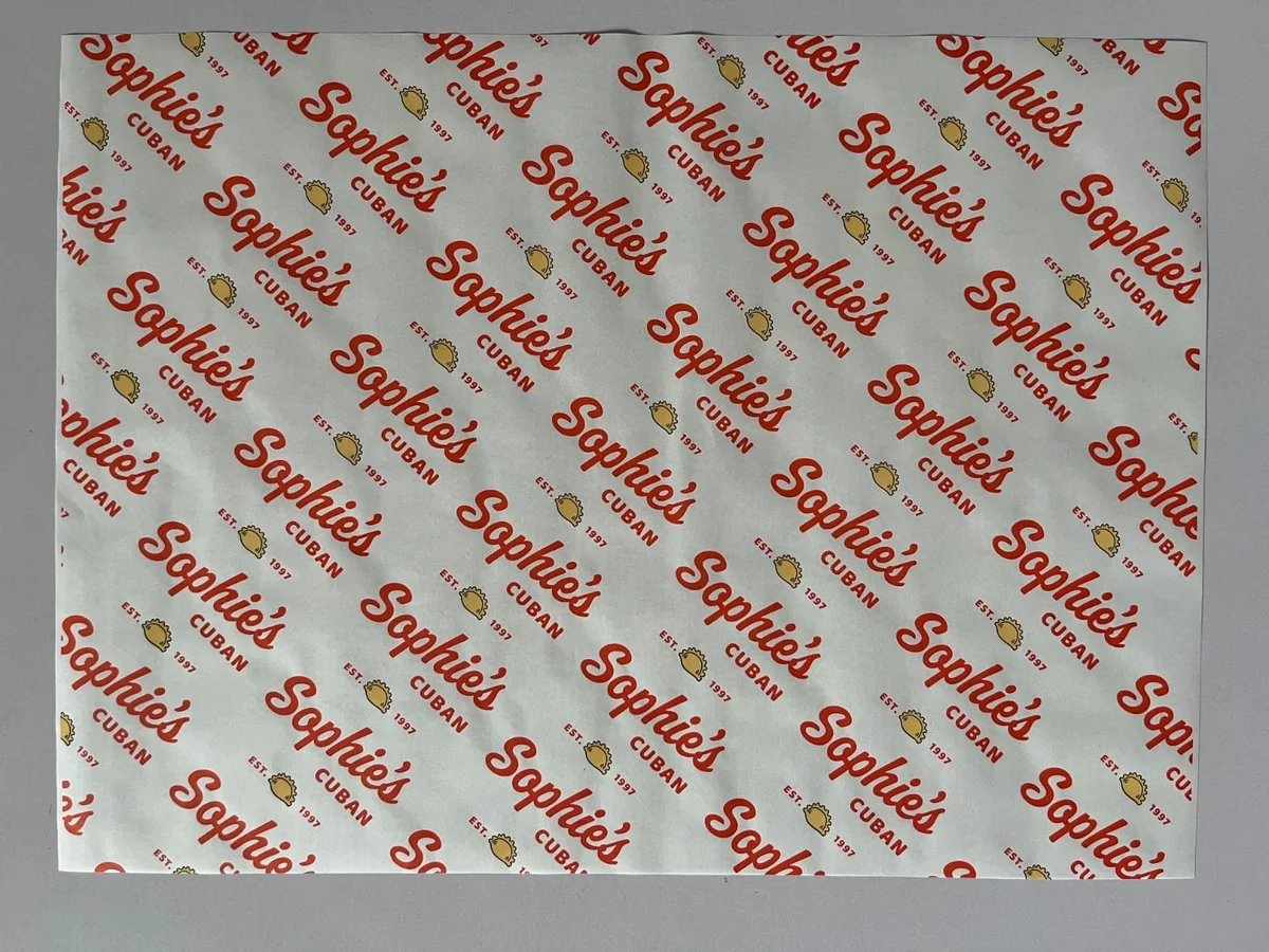 Sophies custom printed wrap